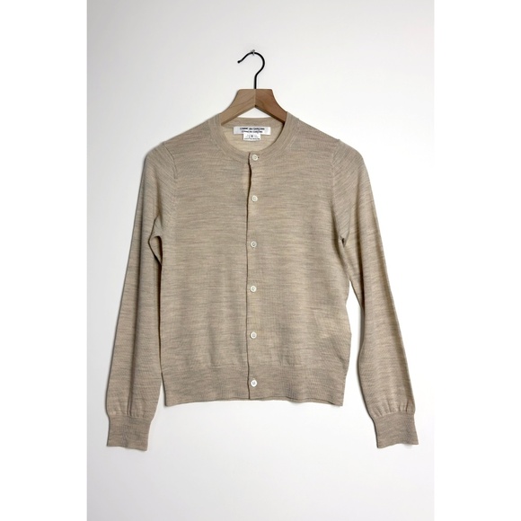 COMME DES GARCONS Lightweight Wool Cardigan - Picture 1 of 8